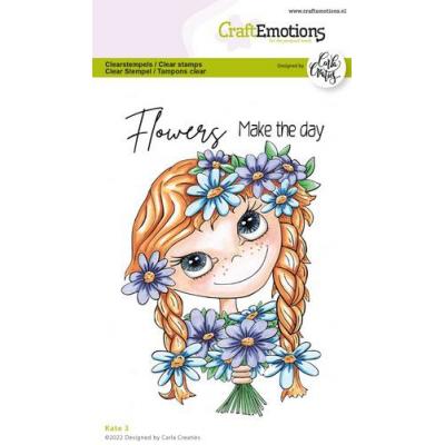 CraftEmotions Carla Kate Creaties Clear Stamps - Flowers